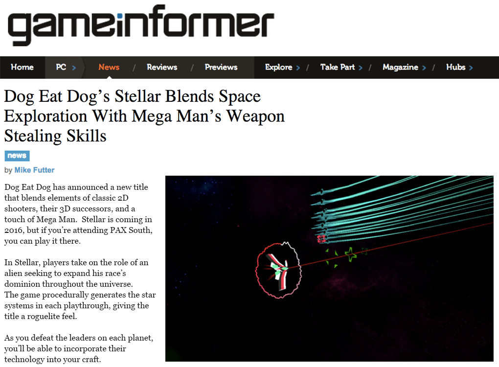 Stellar Game Informer blog