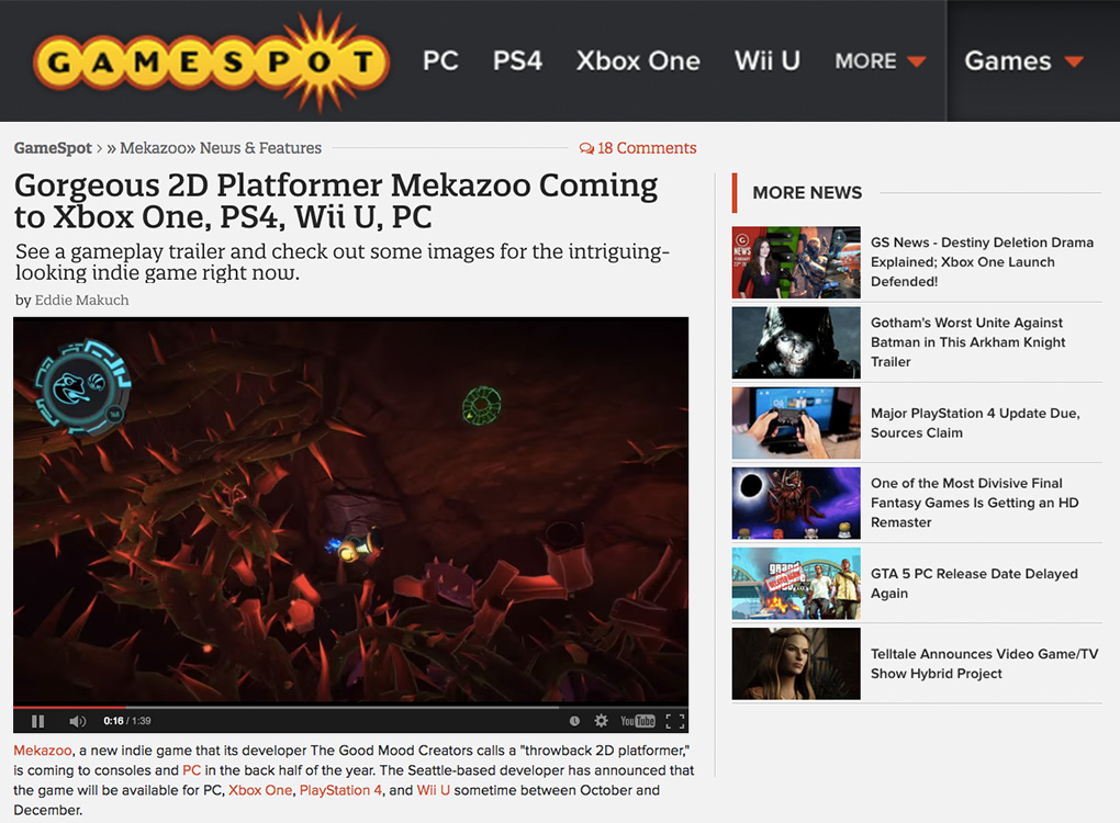 GameSpot Mekazoo pic