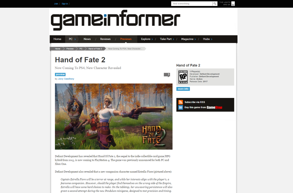 GameInformer HOF2